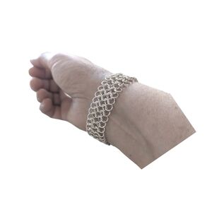Sterling Silver Mesh Bracelet